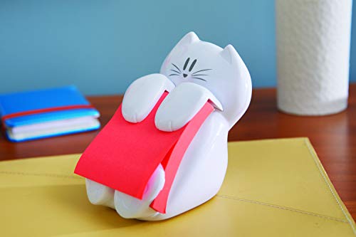 Post-it Z-Note Dispenser with Cat Design Fun Sticky Notes