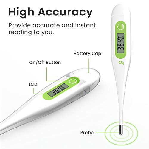 Digital Body Thermometer for Adults Kids & Babies