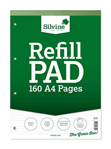 Silvine 160 Page A4 Refill Pad