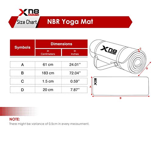 XN8 Padded Exercise Yoga Mat