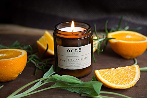 Italian Garden Orange Rosemary essential oil candle