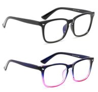 COOLOO 2-Pack Blue Light Blocking Glasses