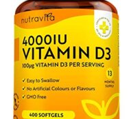 Vitamin D 4000 IU Swallow Softgels