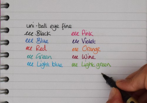 UB-157 Eye Fine Ballpoint Pens, Black Uni Super Ink