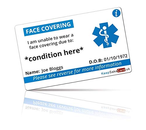 Face Mask Exemption Card