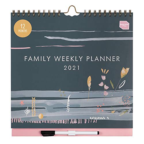 Boxclever Press Family Weekly Planner 2021 Calendar
