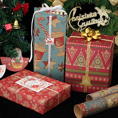 Christmas Gift Wrapping Paper 10 Pack