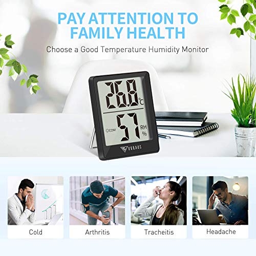 DOQAUS Room Thermometer Humidity Meter