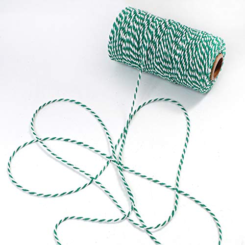 Elcoho 3 Rolls Christmas Twine Natural Jute String