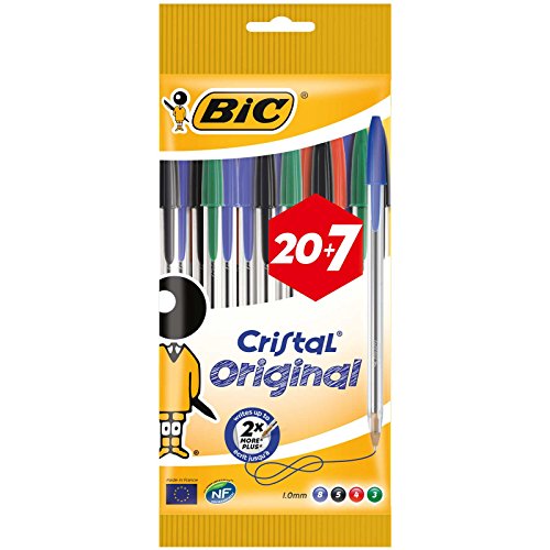 BIC Cristal Original Ballpoint Pens Medium Point