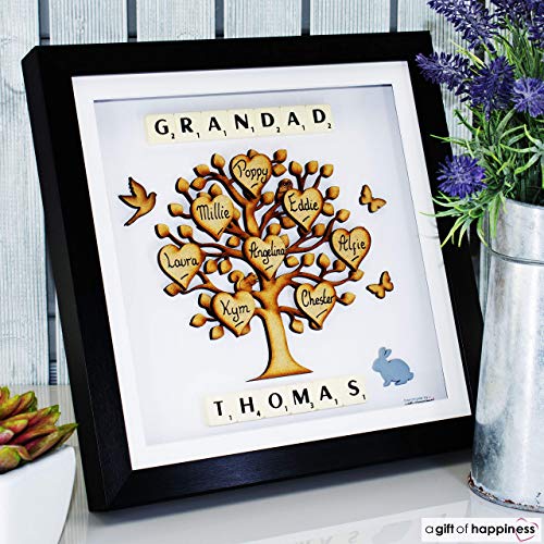 Family Tree Personalised Grandchildren frame