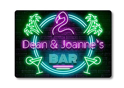 Bar Sign METAL Plaque Eighties Neon Cocktail Style