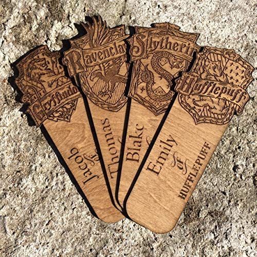 Personalised Wooden Harry Potter Inspired Bookmark