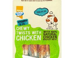 Good Boy Waggles and Co Chewy Twists with Chicken 90g (Case of 10)